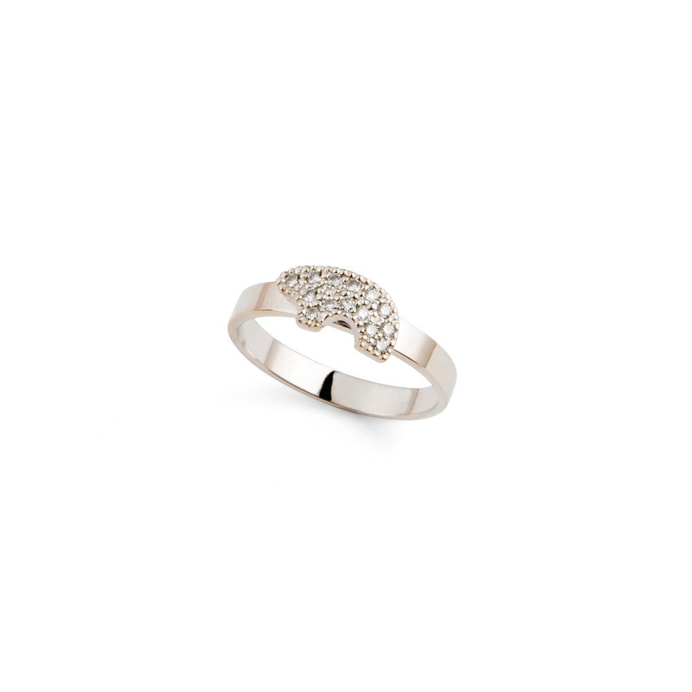 Gold Dangling Star Solitaire Diamond Ring – GIVA Jewellery