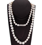White Gold Trudy Pearl Necklace