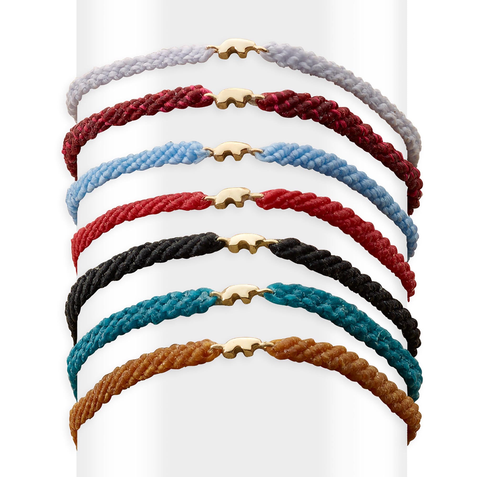 Mixed Color Adjustable Nylon Braided Cord Bracelet Diy - Temu