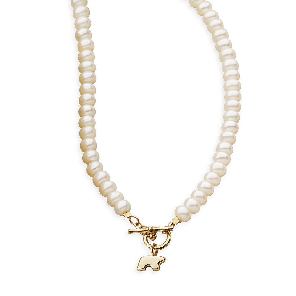 Pearl long necklace