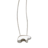 Sterling Silver Medium Bear Necklace